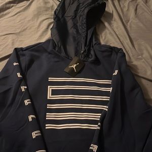 Xxl navy blue jordan hoodie